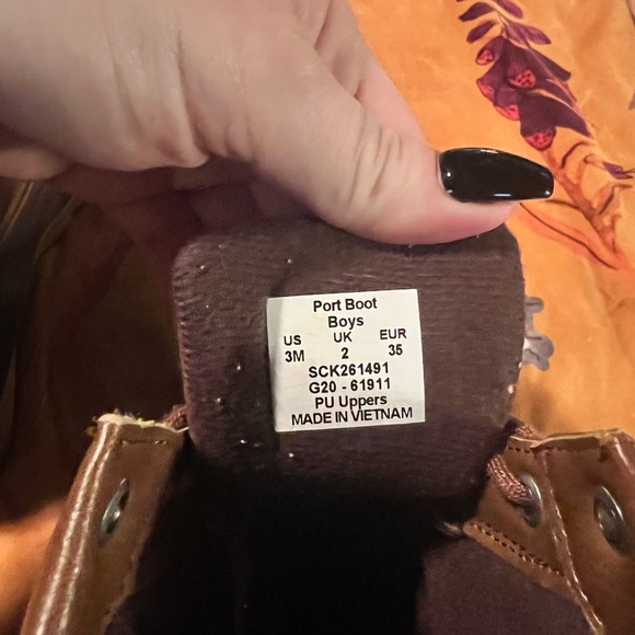 Kids Sperry Port Boots Sz. 3M EUC - Picture 4 of 4